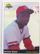 1991 Hamilton Redbirds-Classic BEST Minor League Baseball Card-Antonio Boone