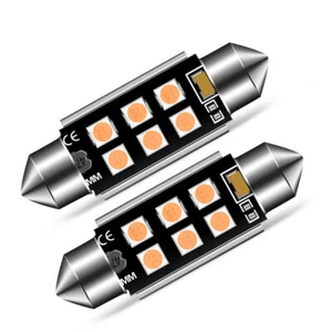 41MM 3030 6 LED Bulb Car Interior Light License Plate Light 10-30V Pink Purple - Imagen 1 de 9