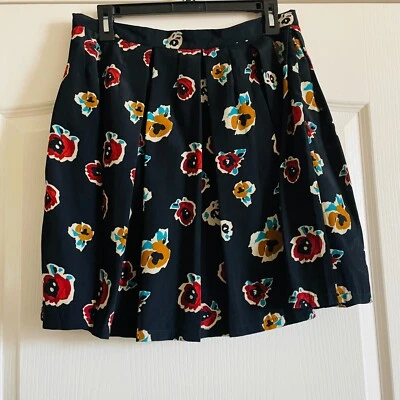 Mini Falda Hazel Floral Plisada Skate Circular Forrada Talla M Foto 1 de 4