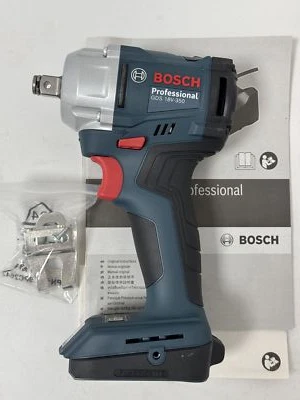 BOSCH GDS 18V-350 BODY 18V Impact Wrench 1/2" square drive 2300rpm 12.7 mm Car - Image 1 of 4