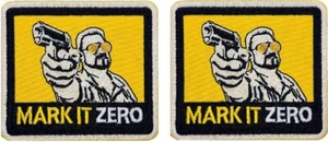 Mark It Zero Big Lebowski Embroidere Morale Patch | 2PC 3"X2.5" HOOK BACKING - Picture 1 of 2