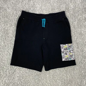 Star Wars Official Sweat Shorts Boys Youth Size Large Drawstring Black - Picture 1 of 6