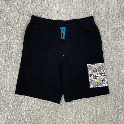 Pantalones Cortos Deportivos Oficiales Star Wars Niños Jóvenes Talla Grande Cordón Negros Foto 1 de 4