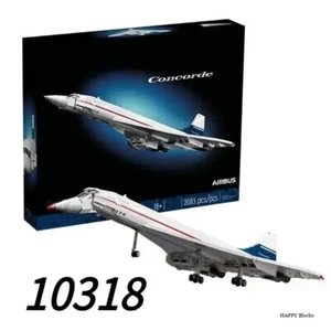 2083PCS Concorde Supersonic Aircraft 10318 Building Block Toy Kids Christmas Gif - Picture 1 of 7