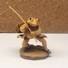 Vntage 1979 Jeremy Fisher Hand Carved Beatrix Potter Character By F. Warne 