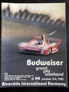 RIVERSIDE RACEWAY  BUD GP CAN AM  S/V 1981 - Picture 1 of 1