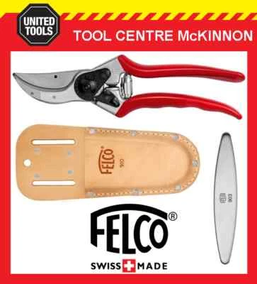 FELCO 2 CLASSIC SWISS MADE PRUNING SHEAR / SECATEURS + HOLSTER + SHARPENER - Image 1 of 4