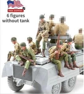1/16 Resin Figure  Soldier Set 6 People Model Kit Hobby Collectible Toys - Picture 1 of 5