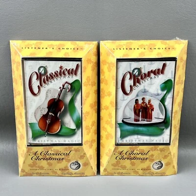 A Classical Christmas Volume 1 & 2 Audio Cassette Tapes Metcom 1994 New Sealed - Image 1 of 4