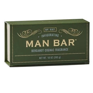 San Francisco Soap Company Invigorating Bergamot Cognac Man Bar - Picture 1 of 4