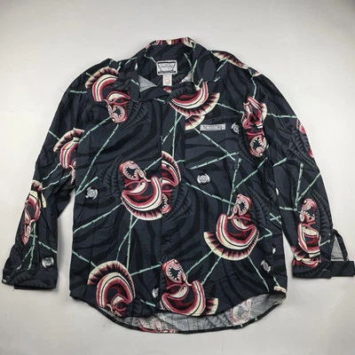 Vintage 1980s Beach Boys Designs by Sherry Holt Hawaiian Surf Aloha Shirt Large - Image 1 of 4