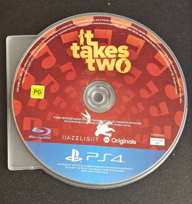 It Takes Two (PS4 Game) Playstation 4 Game | Pre-owned | Loose Disc - image 1 of 2