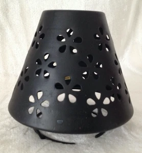 Schwarzer Metallschirm für Glaskerze - Yankee Candle - Bild 1 von 5