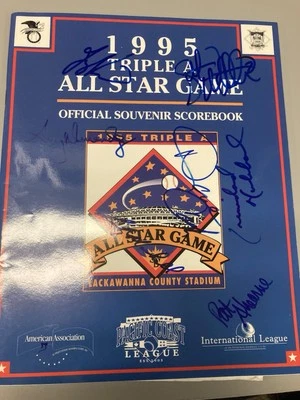 Rare 1995 Triple AAA All Star Game W Derek Jeter MINT!!! 20 Player Autographs! - Image 1 of 4