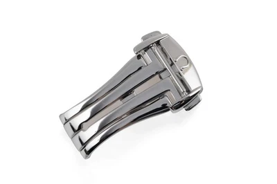 Omega Deployment Clasp 18mm Stainless Steel Steel Buckle with Attached Logo 94521813 - Image 1 of 2