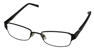 Jones New York Womens Metal Soft Rectangle Eyewear Frame, J127 Black 48mm - Picture 1 of 12