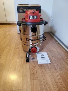 Vacmaster VOC812SF Solo Aspirapolvere 8 Gal Bagnato/Asciutto, Serbatoio Acciaio Inox Senza Attacco - Foto 1 di 4