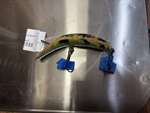 Helin Plattfischköder Vintage F7 HOLZ Crackle Back Frosch Kurbelköder selten gestempelt - Bild 1 von 5