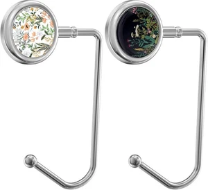 Geldbörsenhaken für Tisch, 2er Set Metall Geldbörsenaufhänger Handtaschenhalter für Damen und - Bild 1 von 2