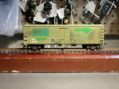 TYCO Mantua HO Green Patched 40 Foot Custom Box Car - Image 1 of 4