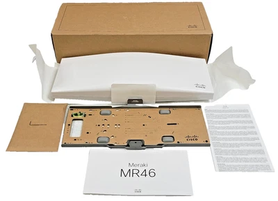 NUOVO punto di accesso wireless Cisco Meraki MR46-HW Wi-Fi 6 802.11ax - non reclamato - Immagine 1 di 4