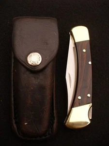 Vintage Buck 110 2011 Model Knife Excellent Unused Condition W/ Older Sheath  - Picture 1 of 10