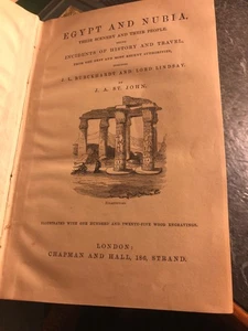 Egypt and Nubia J.A.St. John ca. 1845 History and Travel Scenery and people RAR - Bild 1 von 3
