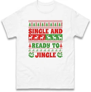 Camiseta de Navidad individual y lista para tintinear, Feliz Navidad Diciembre Camiseta Regalo - Imagen 1 de 6