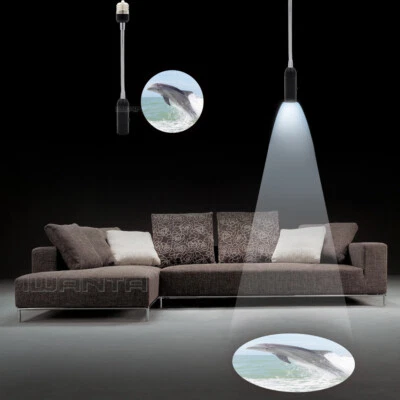 1x E26 E27 Dolphin Decor Home Bar Indoor LED Lamp Projector Shadow Light - Image 1 of 4