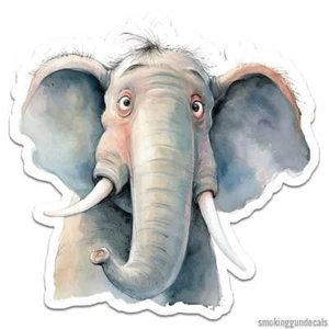 Divertido elefante toro, calcomanía adhesiva de vinilo, interior exterior, 3 tamaños, #12286 - Imagen 1 de 1