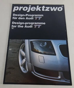 Prospekt / Design-Programm Audi TT projektzwo Typ 8N - Bild 1 von 2