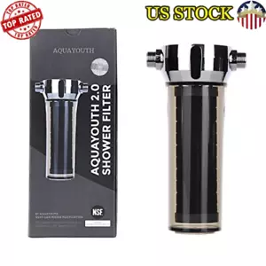 Shower Head Filter Removes Chlorine & Heavy Metals NSF Certified Dry Skin & Hair - Picture 1 of 7