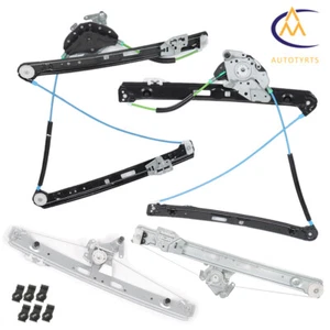 Set of 4 Power Window Regulator Front Rear Right Left For 2001-04 2005 BMW 325i - Picture 1 of 12