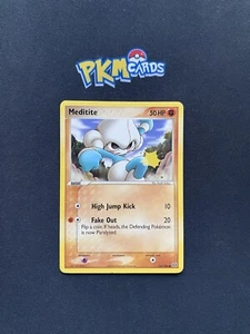 Juego de cartas coleccionables Pokémon Meditite EX Esmeralda 55/106 MP regular. - Imagen 1 de 3