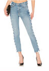 GRLFRND Karolina Lace Up High Rise Skinny Jeans, Kingdom, 26