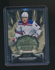 BRADEN SCHNEIDER 2022-23 UPPER DECK SPX FINITE ROOKIES GOLD RC PARALLEL 266/299