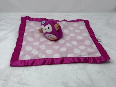 Pink OWL 14" por 14" Lovey / Manta de seguridad de Circo Foto 1 de 2
