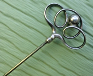 Charles Horner Hatpin Silver Sterling  hallmark  1907  Chester  Art Nouveau - Bild 1 von 6