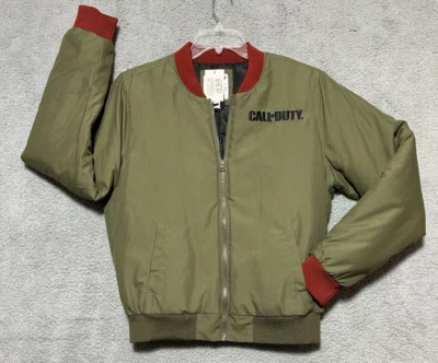Call of Duty Varsity Jacket Mens Medium Bomber Flight Coat 2016 Activision NWT - Image 1 of 4