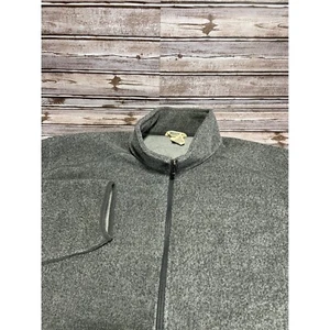 Duluth Trading Pullover in Pile Quarto Zip Tasche Grigio Uomo XL - Foto 1 di 7