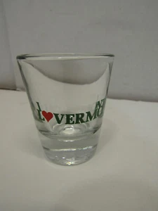 OLD BARWARE SHOT GLASS I LOVERMONT 2 1/2" SOUVENIR MAN CAVE - Picture 1 of 1