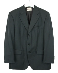 PIERRE CARDIN Blazer Men's (EU) 52 Wool Blend Formal Striped Single Breasted - Picture 1 of 11