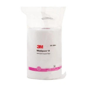 3M Medipore H perforiertes medizinisches Klebeband 4 Zoll x 10 Yd 2864 1 Rolle 1/Rolle - Bild 1 von 1