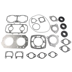 Full Complete Engine Gasket Oil Seal & O-Ring Kit Fit Kawasaki 550 1982-1990 - Picture 1 of 4