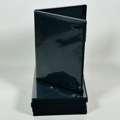 Premium Standard Black DVD 1-disc Replacement Case 14mm Movie Storage Shell Case - Image 1 of 4