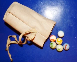 Bolso vintage de imitación de cuero - (canicas NO incluidas) - Imagen 1 de 5