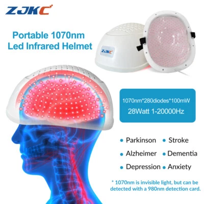 1070nm Near Infrared Light Therapy Helmet for Brain Stroke Alzheimer Treatment - Bild 1 von 4