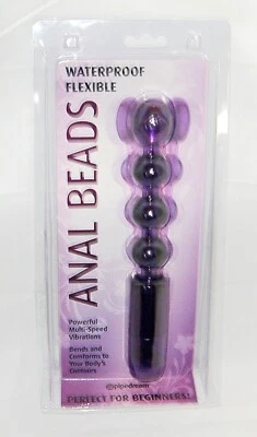 Anal Waterproof Flexible, Multi-Speed Vibrating Power Beads - Image 1 of 4