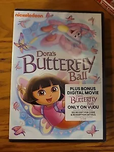 Dora the Explorer - Dora's Butterfly Ball NEW DVD Boots Swiper Nickelodeon - Foto 1 di 9