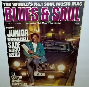 BLUES & SOUL MAGAZINE 1985 SADE POSTER FUNK R&B GARY BYRD ROCKWELL lp 45 12" cd - Picture 1 of 11